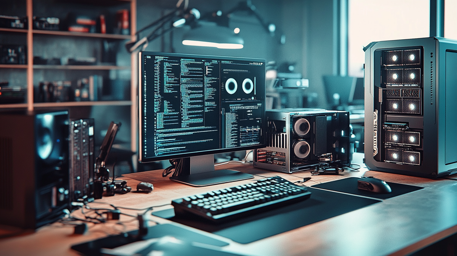 Illustratie bij het blog over hardware voor het trainen van een AI-model